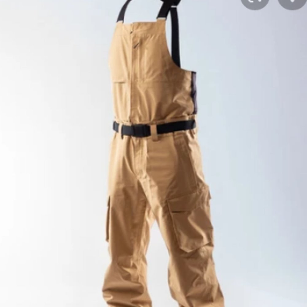 Candide C1 3L Ski/Snowboard Bib Sand Colour NWT Fits Men's Small/Medium